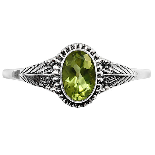 Peridot Ring size-8 R-1404 SDR254957