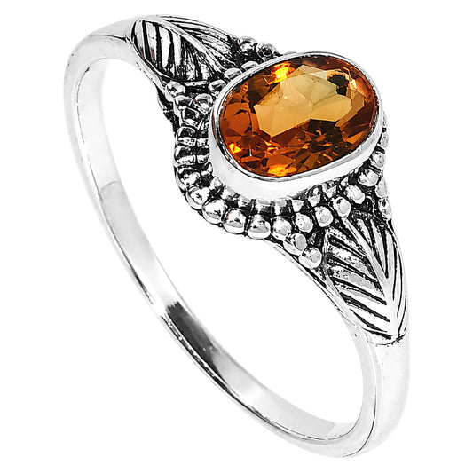 Citrine Ring size-6 R-1404 SDR254965