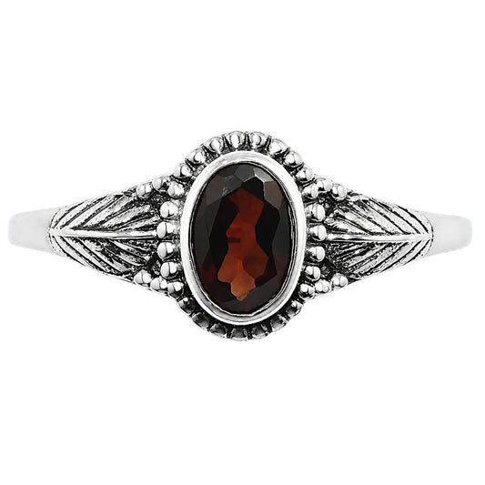 Hessonite Garnet Ring size-5 R-1404 SDR254984