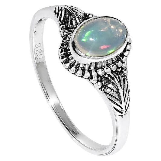 Ethiopian Opal Ring size-5 R-1404 SDR254994