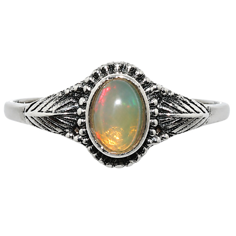 Ethiopian Opal Ring size-7 R-1404 SDR254999