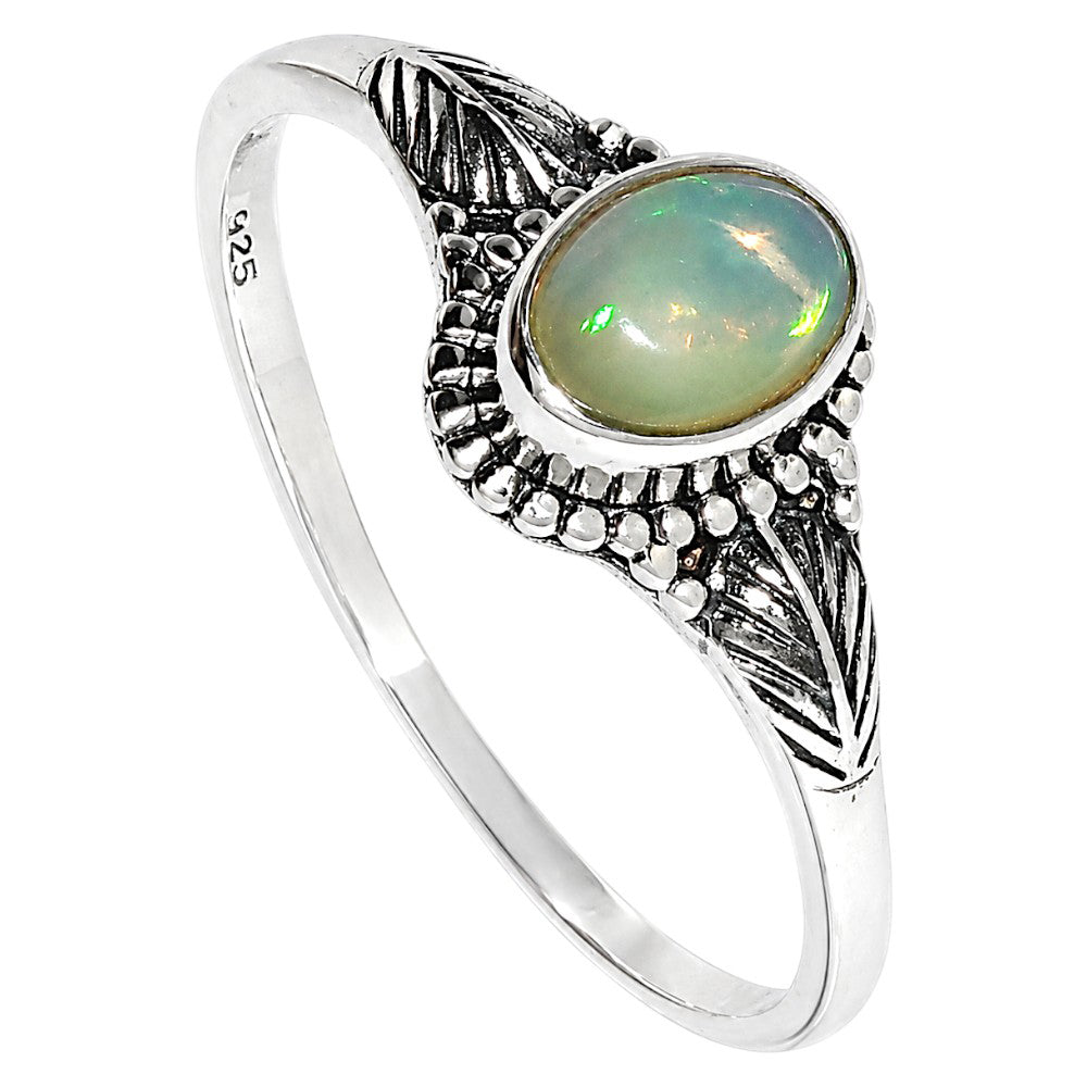 Ethiopian Opal Ring size-8 R-1404 SDR255002