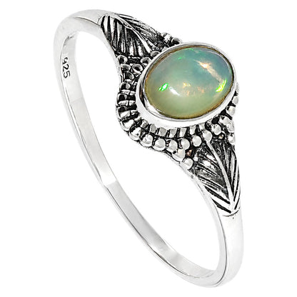 Ethiopian Opal Ring size-8 R-1404 SDR255002