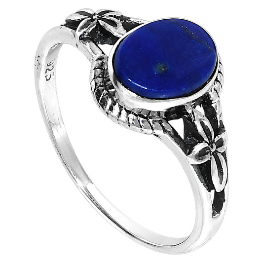 Lapis Lazuli Ring size-6 R-1300 SDR255006