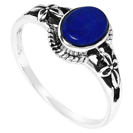 Lapis Lazuli Ring size-8 R-1300 SDR255015