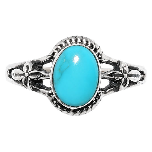 Sleeping Beauty Turquoise Ring size-5 R-1300 SDR255019