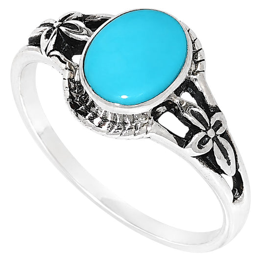 Sleeping Beauty Turquoise Ring size-6 R-1300 SDR255020