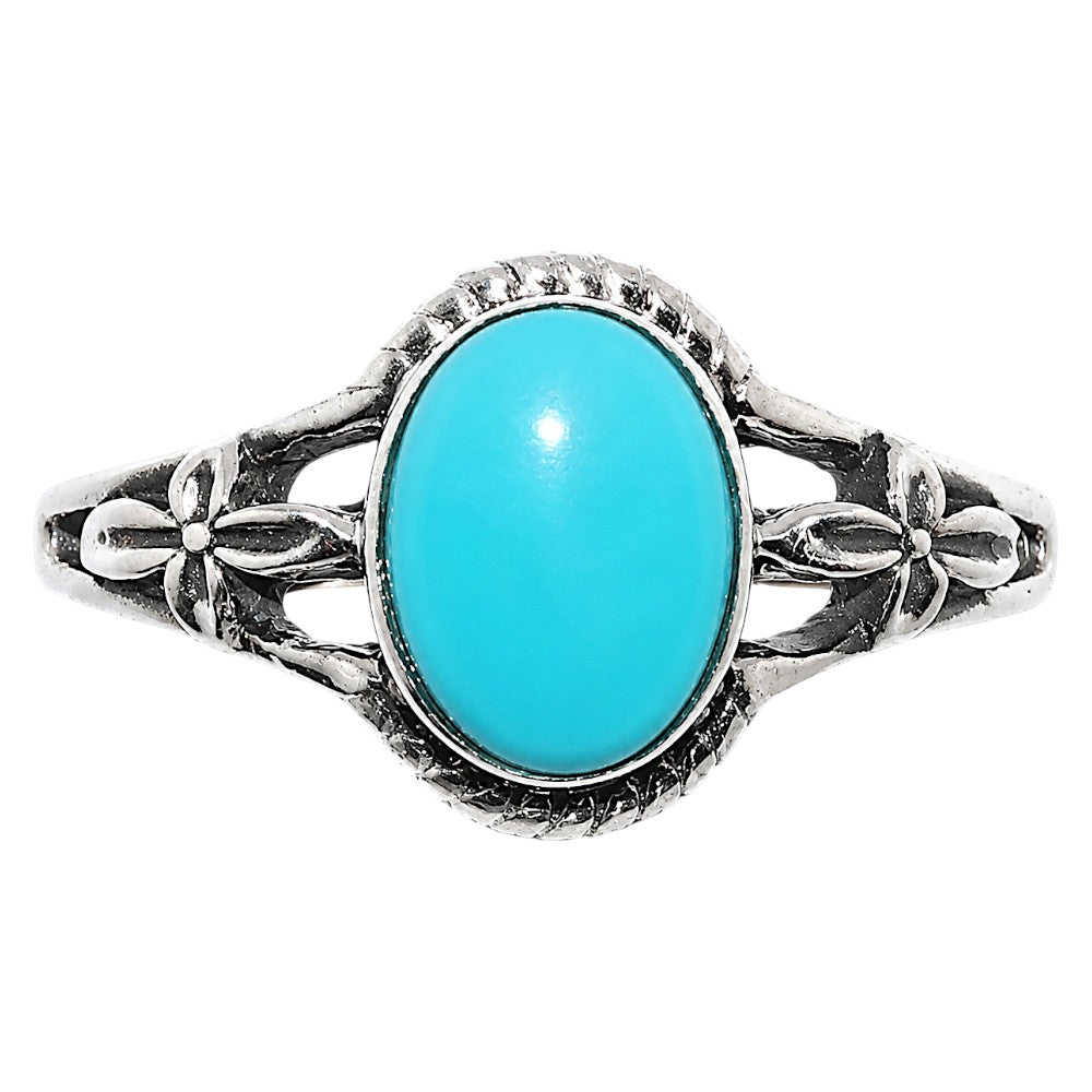 Sleeping Beauty Turquoise Ring size-6 R-1300 SDR255023