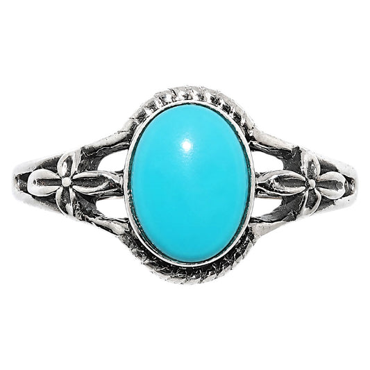 Sleeping Beauty Turquoise Ring size-6 R-1300 SDR255023