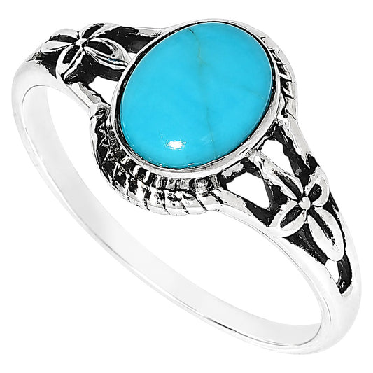 Sleeping Beauty Turquoise Ring size-7 R-1300 SDR255025
