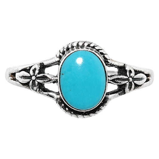 Sleeping Beauty Turquoise Ring size-8 R-1300 SDR255027