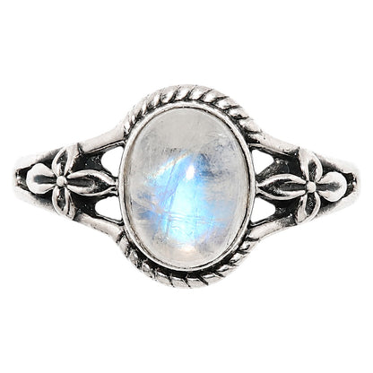 Rainbow Moonstone Ring size-6 R-1300 SDR255032