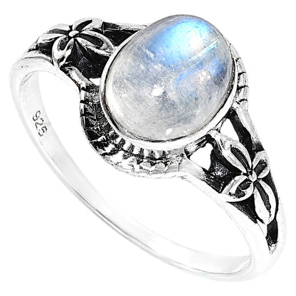 Rainbow Moonstone Ring size-6 R-1300 SDR255032