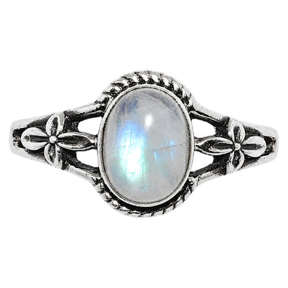Rainbow Moonstone Ring size-7 R-1300 SDR255036