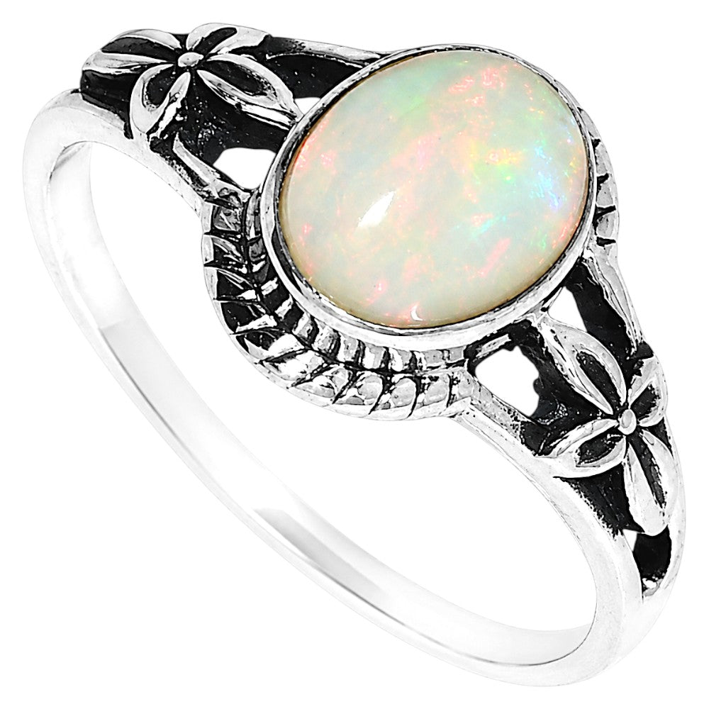 Ethiopian Opal Ring size-5 R-1300 SDR255043