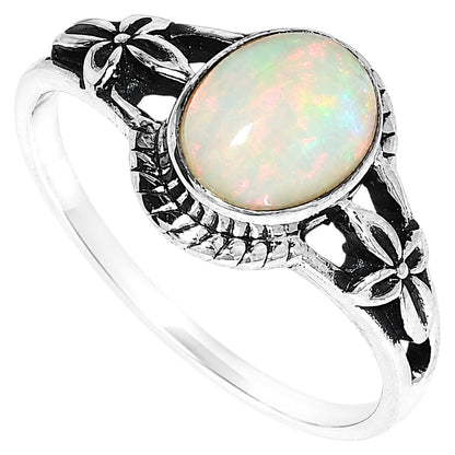 Ethiopian Opal Ring size-5 R-1300 SDR255043