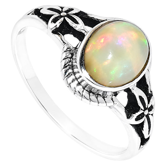 Ethiopian Opal Ring size-6 R-1300 SDR255048