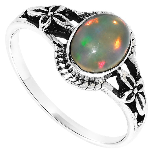 Ethiopian Opal Ring size-7 R-1300 SDR255053