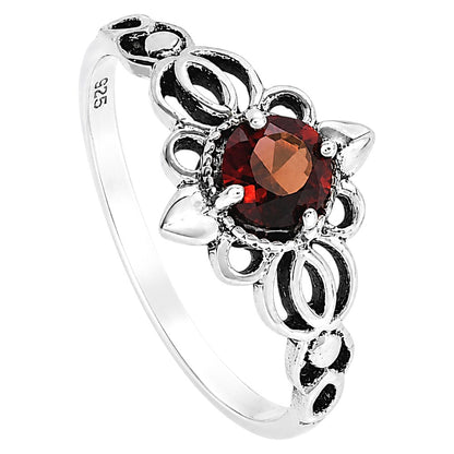 Hessonite Garnet Ring size-5 R-1172 SDR255071