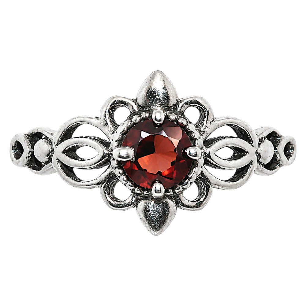 Hessonite Garnet Ring size-5 R-1172 SDR255071