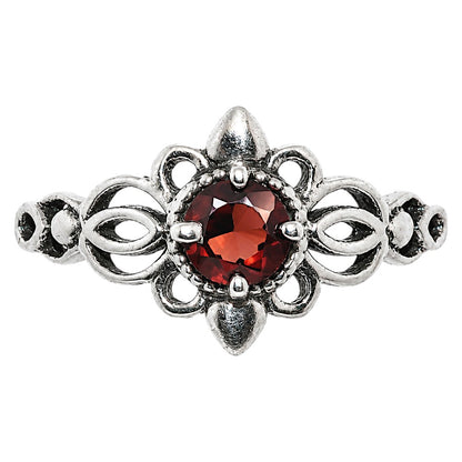 Hessonite Garnet Ring size-5 R-1172 SDR255071