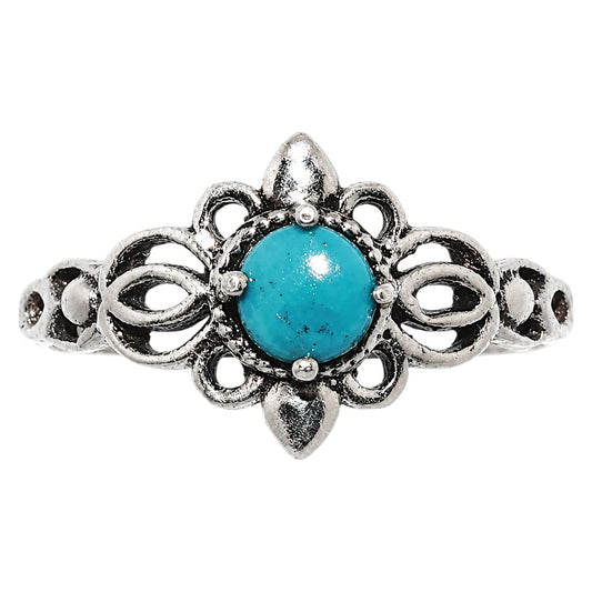 Sleeping Beauty turquoise Ring size-5 R-1172 SDR255107