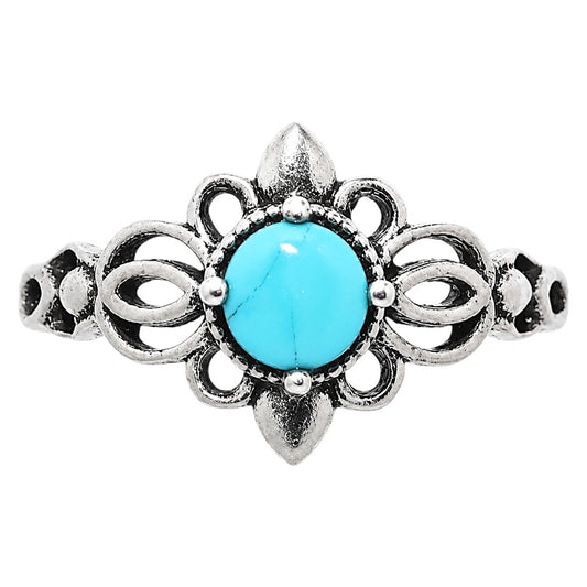 Sleeping Beauty turquoise Ring size-5 R-1172 SDR255108