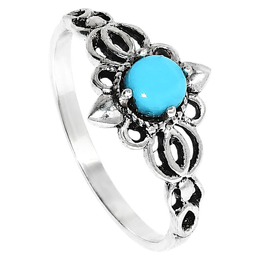 Sleeping Beauty turquoise Ring size-6 R-1172 SDR255110