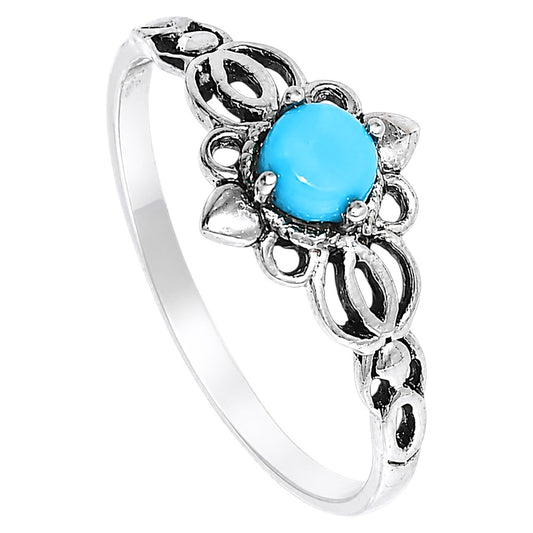 Sleeping Beauty turquoise Ring size-8 R-1172 SDR255116