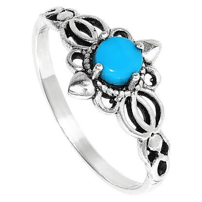 Sleeping Beauty turquoise Ring size-8 R-1172 SDR255117