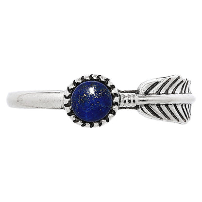 Feather - Lapis Lazuli Ring size-5 R-1042 SDR255119