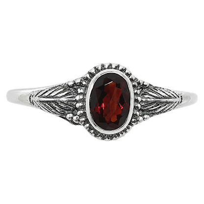 Hessonite Garnet Ring size-8 R-1404 SDR255182