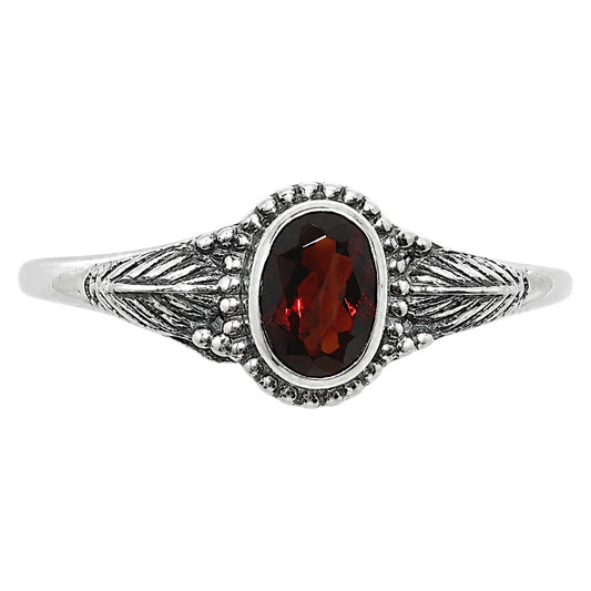 Hessonite Garnet Ring size-8 R-1404 SDR255182