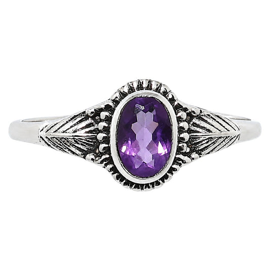 Amethyst Ring size-8 R-1404 SDR255183
