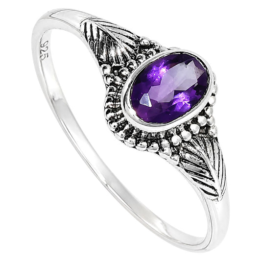 Amethyst Ring size-8 R-1404 SDR255183