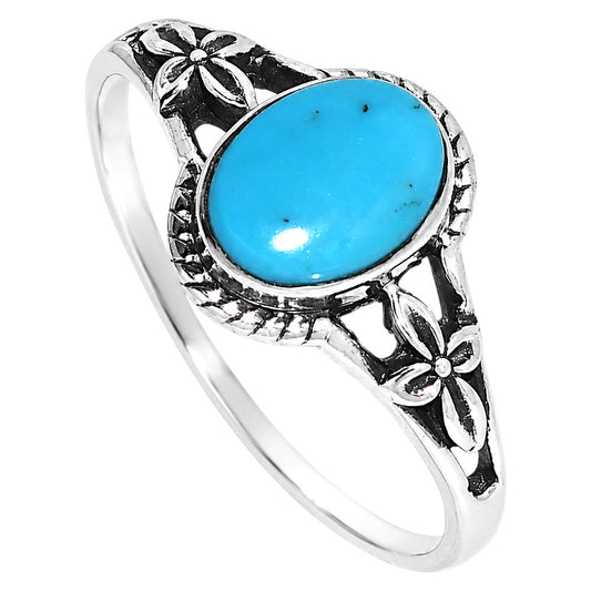 Sleeping Beauty turquoise Ring size-8 R-1300 SDR255189