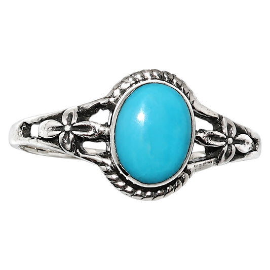 Sleeping Beauty turquoise Ring size-8 R-1300 SDR255190