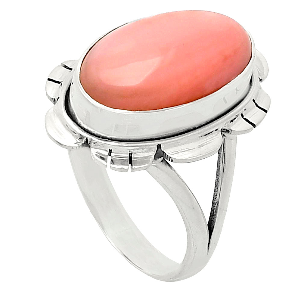 Pink Opal Ring size-8.5 R-1342 SDR255191