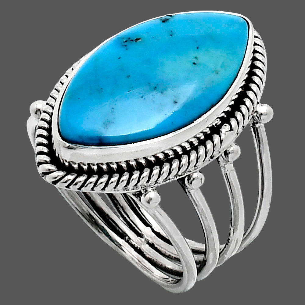 Sleeping Beauty Turquoise Ring size-7 R-1010 SDR255192