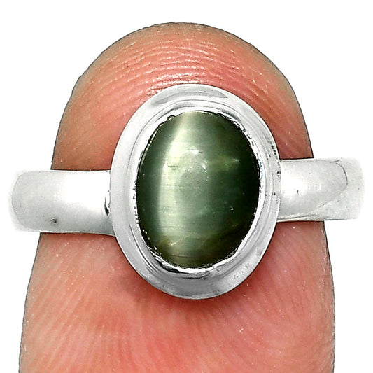 Genuine Cats Eye Ring size-7 R-1007 SDR255194
