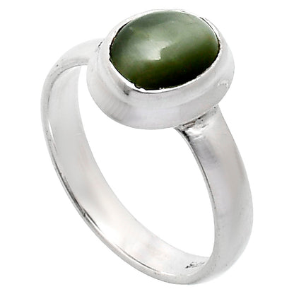 Genuine Cats Eye Ring size-7 R-1007 SDR255194