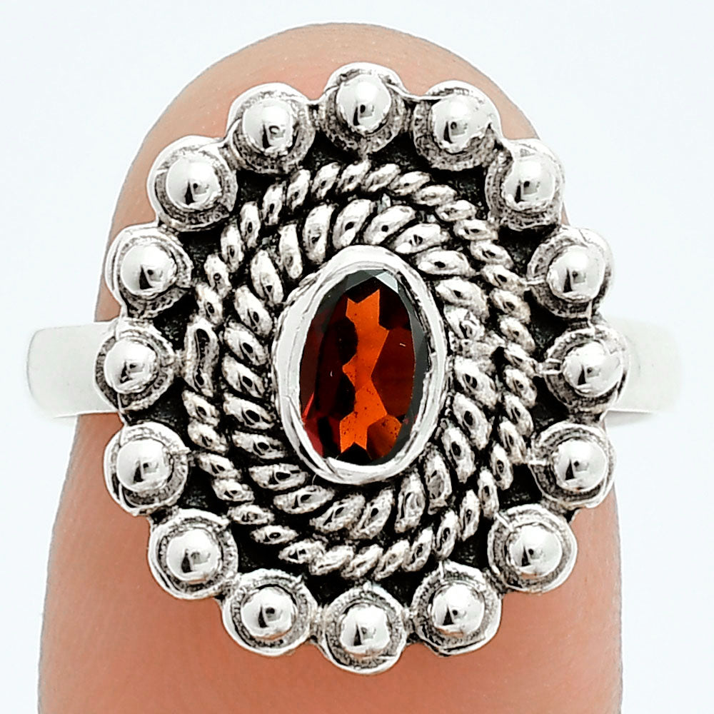 Hessonite Garnet Ring size-8 R-1124 SDR255196