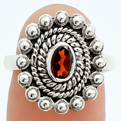Hessonite Garnet Ring size-8 R-1124 SDR255196