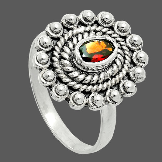 Hessonite Garnet Ring size-8 R-1124 SDR255196