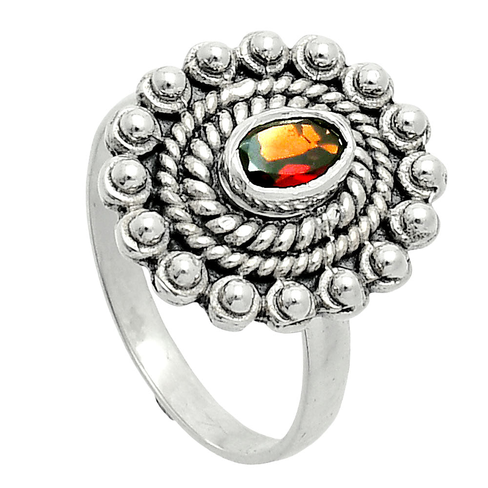 Hessonite Garnet Ring size-8 R-1124 SDR255196