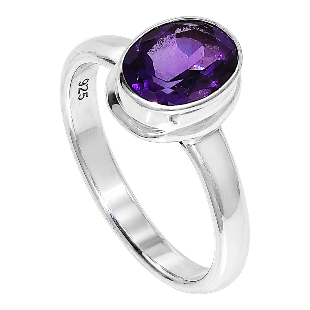 African Amethyst Ring size-8 R-1007 SDR255210