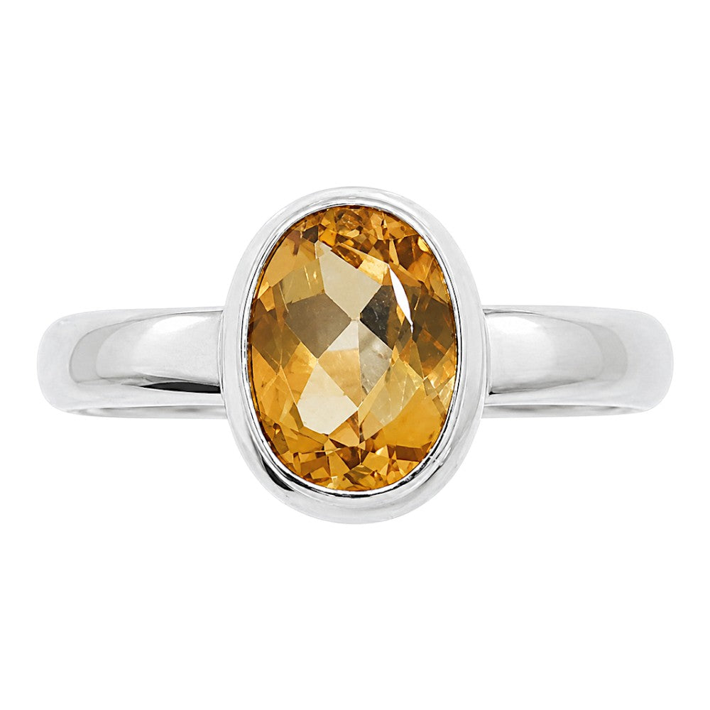 Citrine Ring size-6 R-1007 SDR255215