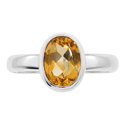 Citrine Ring size-7 R-1007 SDR255218