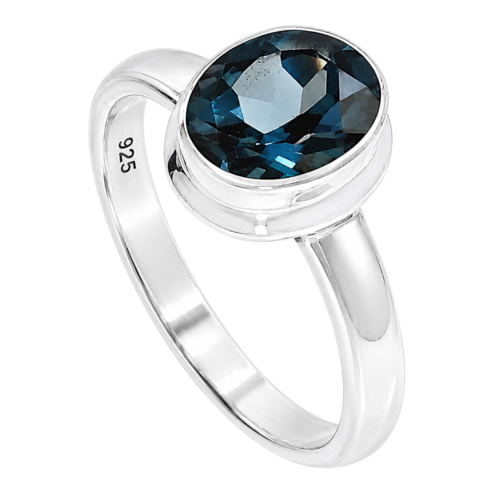 London Blue Topaz Ring size-8 R-1007 SDR255222