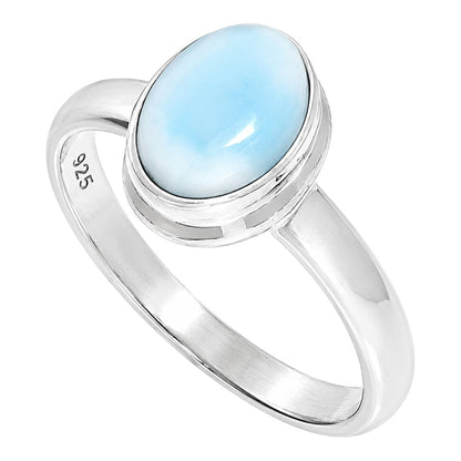 Larimar (Dominican Republic) Ring size-5 R-1007 SDR255235